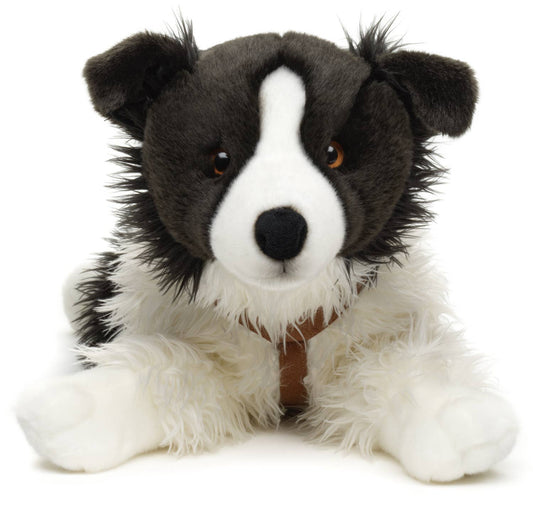 Peluche Border Collier Couché