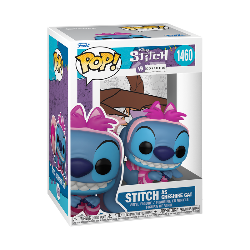 Funko Pop! Stitch en Chat du Cheshire – Alice au pays des merveilles