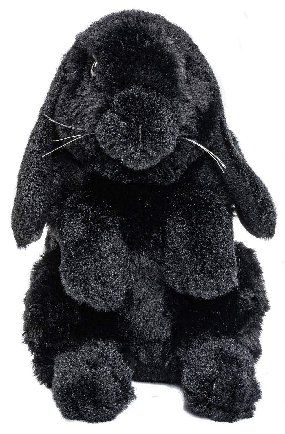 Peluche Lapin Bélier Assis - Noir Uni Toys