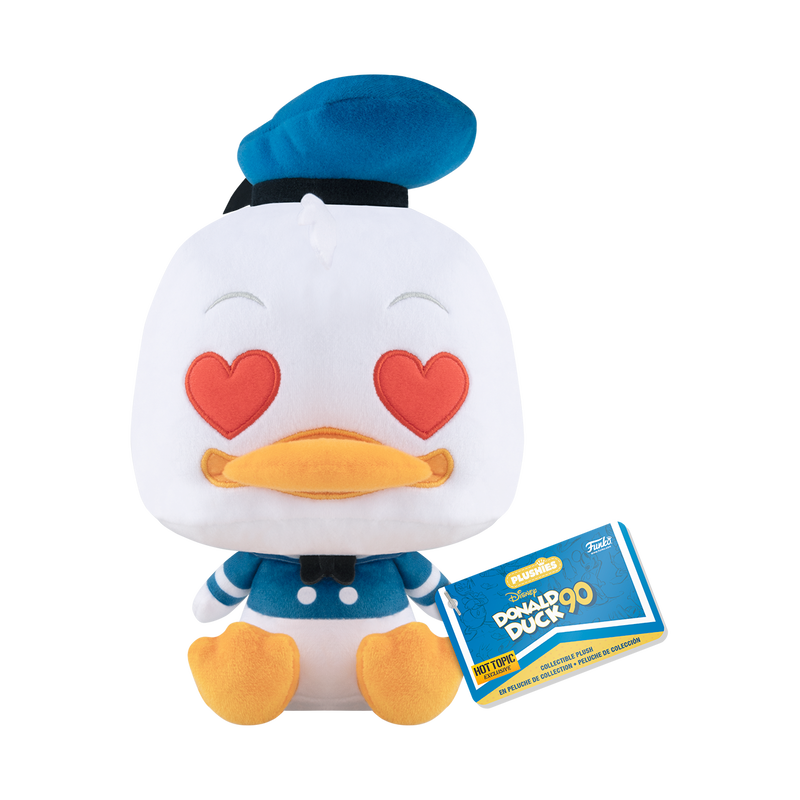 donald duck with heart eyes plush funko 75732 33555276