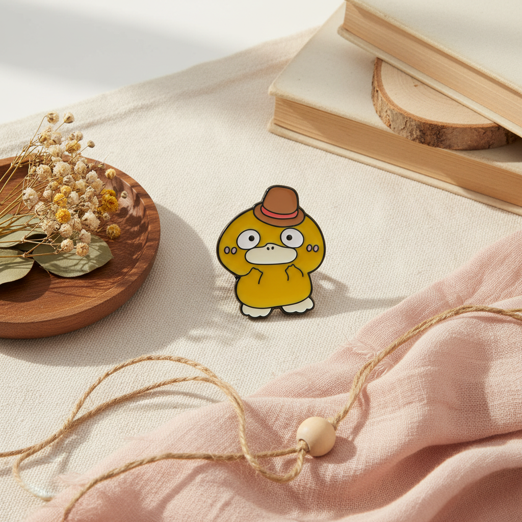 Photo produit - Pin's Canard Jaune "OMG"