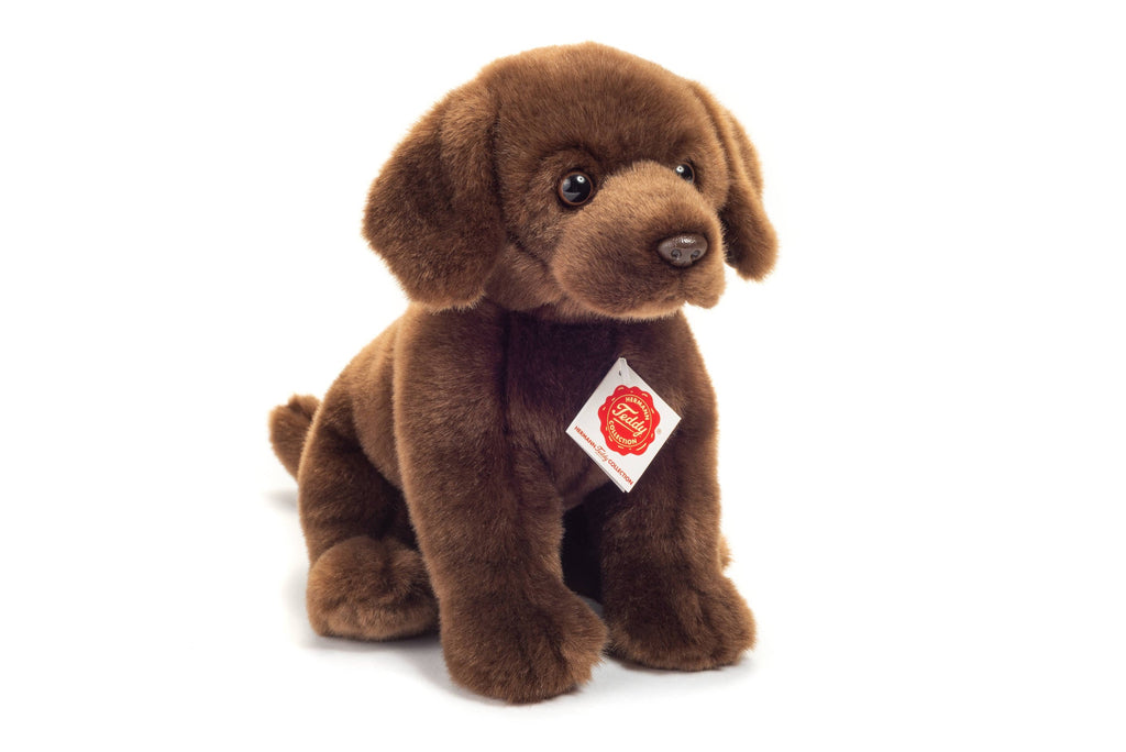 Peluche Labrador Assis Marron Foncé – 25 cm - Teddy Hermann