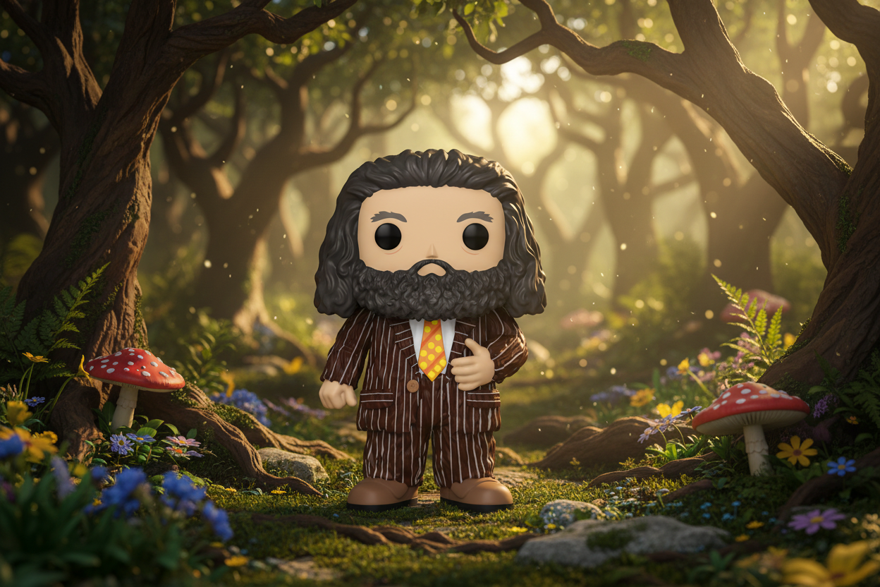 Pop! Super Rubeus Hagrid avec tenue en peau d'animal