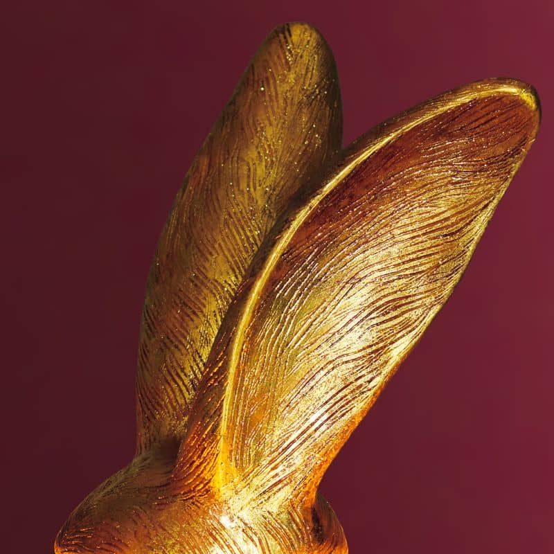 Lampadaire Hiding Rabbit®, Or/Noir, H.115 cm