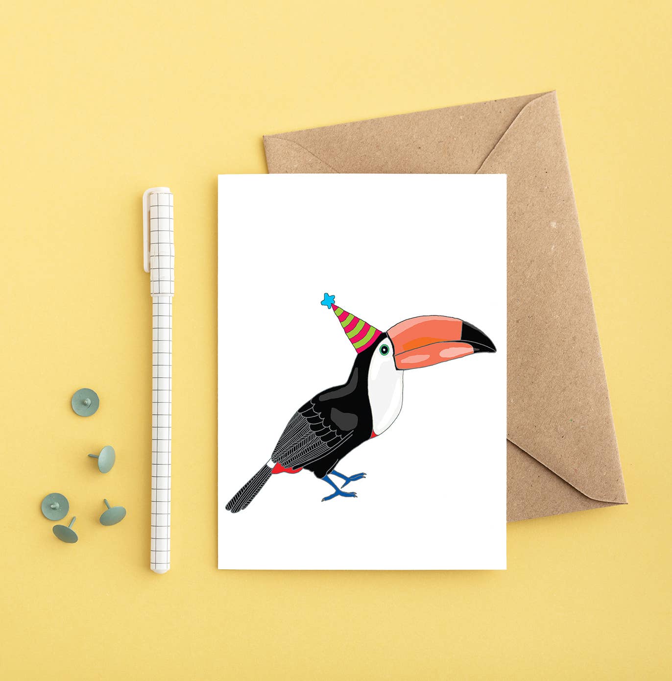 Κάρτα γενεθλίων Toucan
