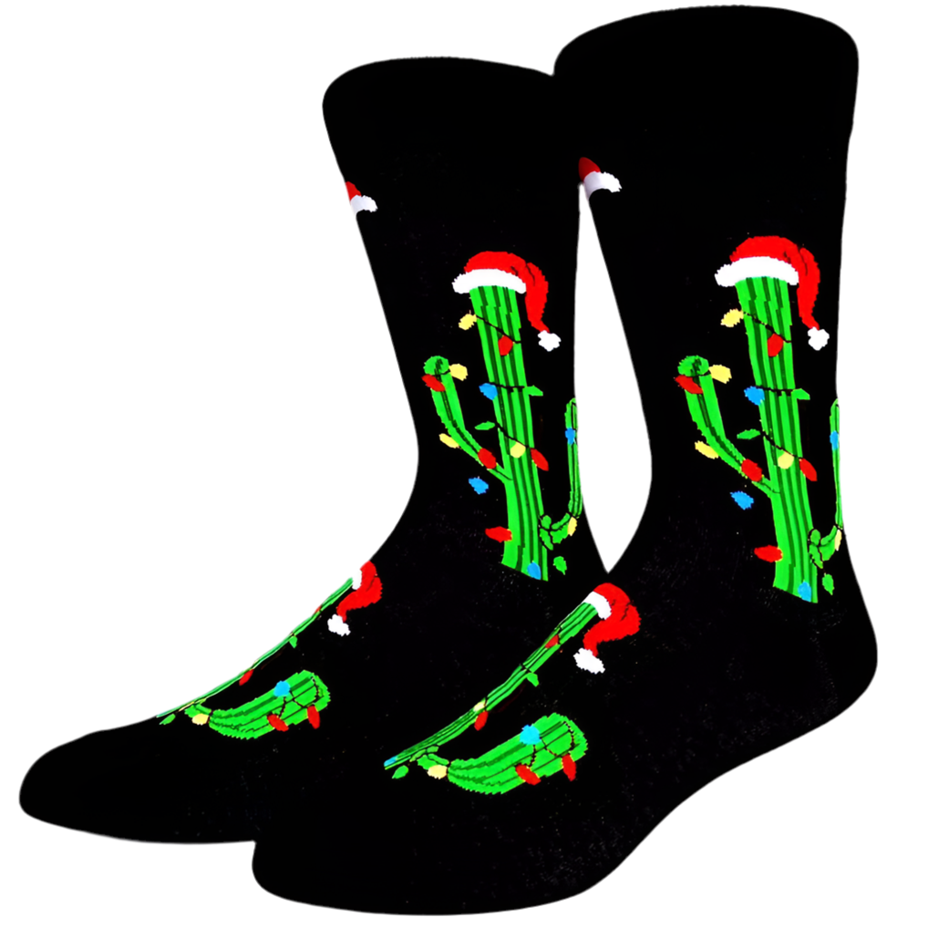 chaussettes cactus de noel mrcol