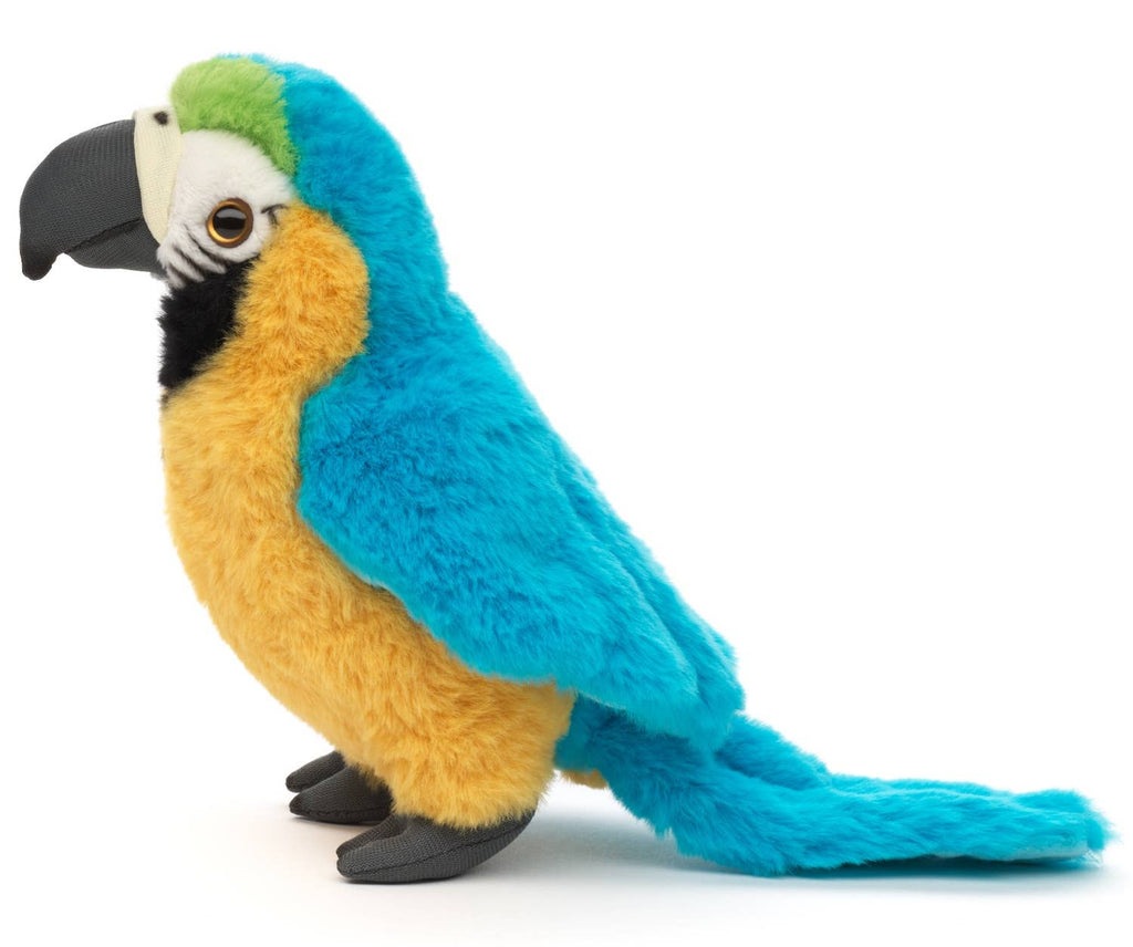 Peluche Perroquet Ara - Bleu Uni Toys
