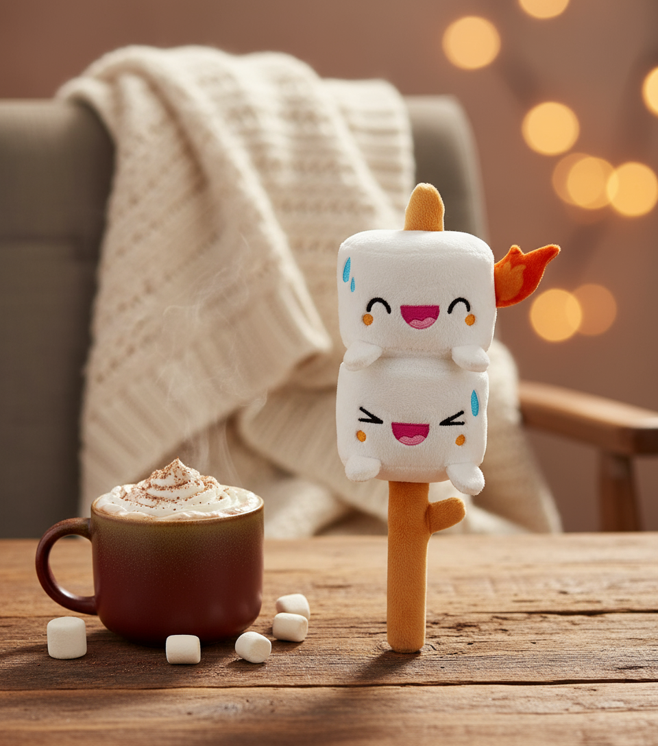 Peluche Yummies Marshi & Marshall les Marshmallow - produit Joy Toy