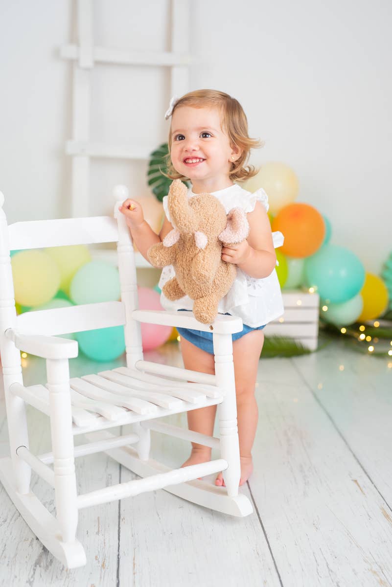 Peluche Bébé Éléphant Marron
