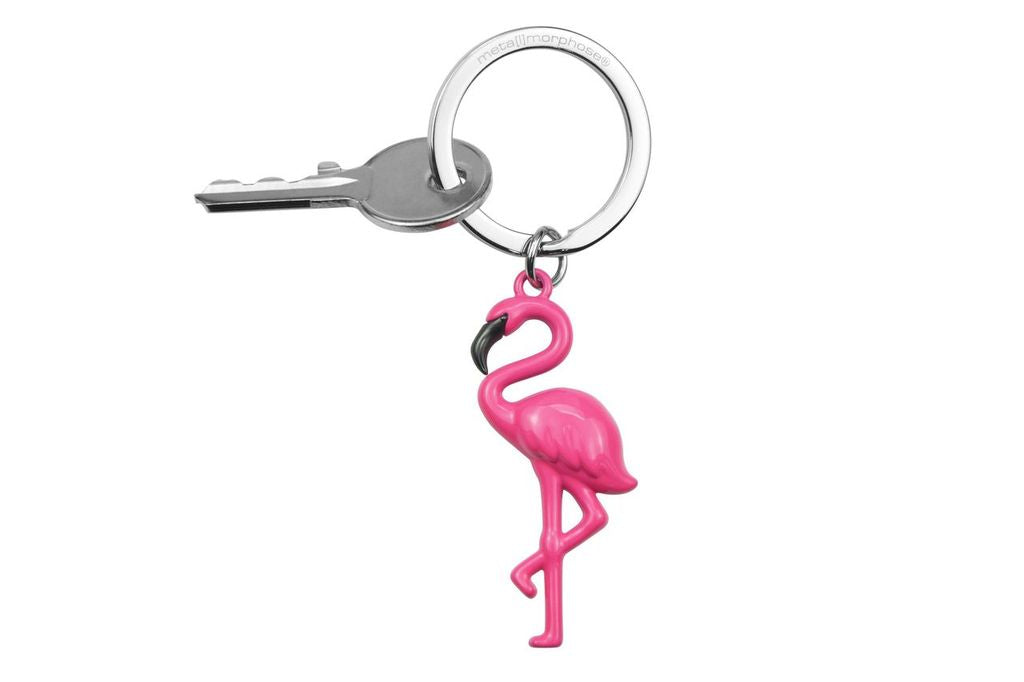 Porte clés Flamant Rose Meta[l]morphose CoinCaillerie