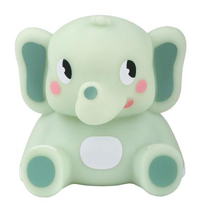 Petits héros câlins: ANIMAUX LUMINEUX pour le BAIN 6x6x6cm, avec LED, ass. de 4 modèles, pile bouton inclus (1 x LR1130), en présentoir, +4m