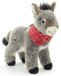 Peluche Âne avec écharpe, debout