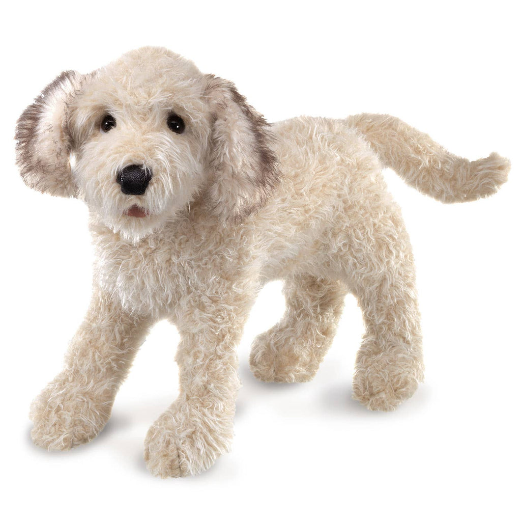 Marionnette à mano Labradoodle 3136 Folkmanis realista