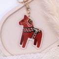 porte cles cheval de dalecarlie tilda theo 