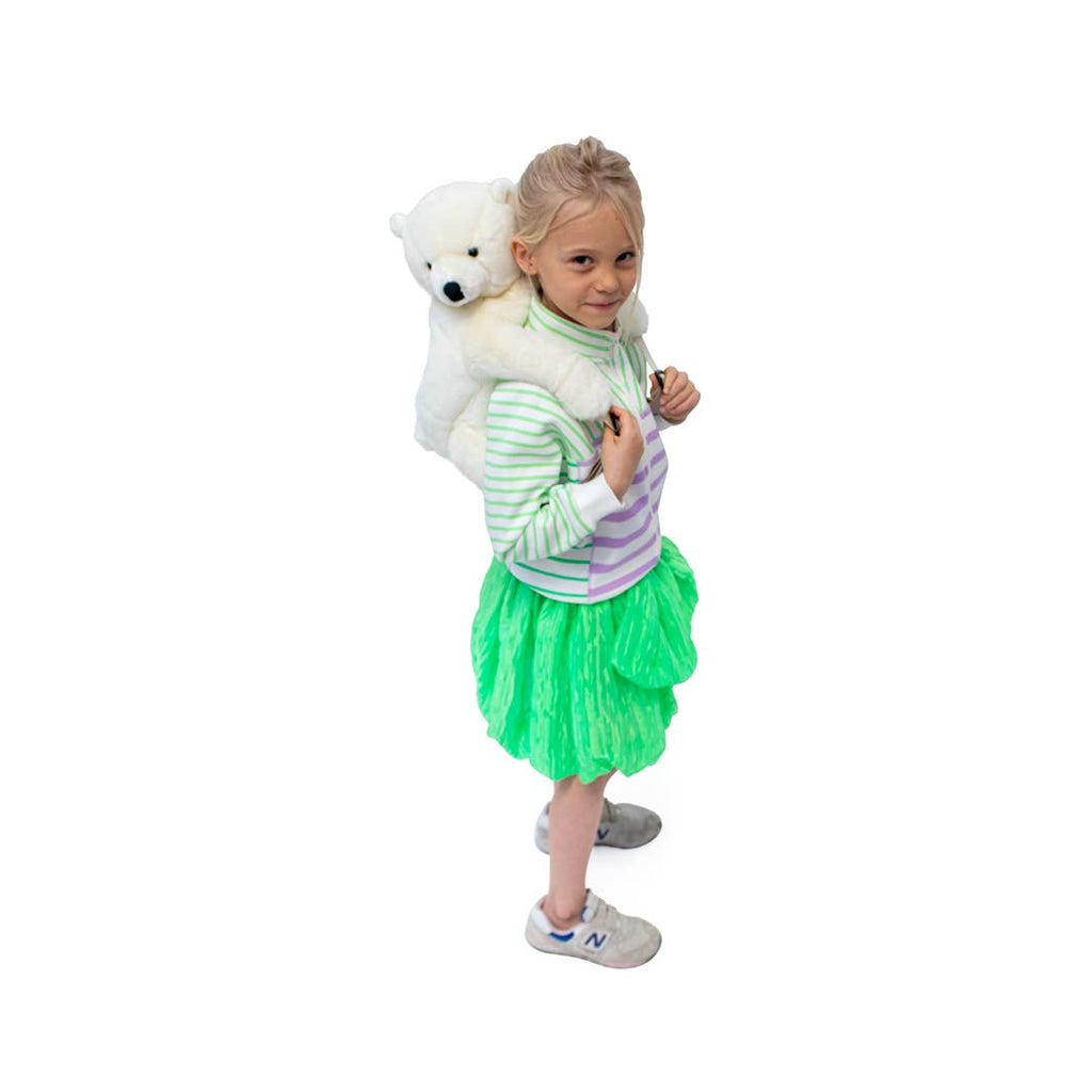 Sac à dos Peluche Enfant ours polaire - Wild & Soft