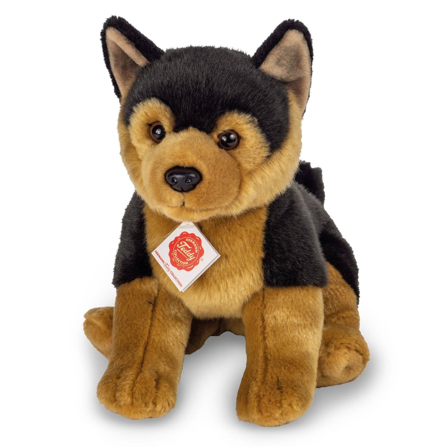 Peluche chiot berger allemand assis