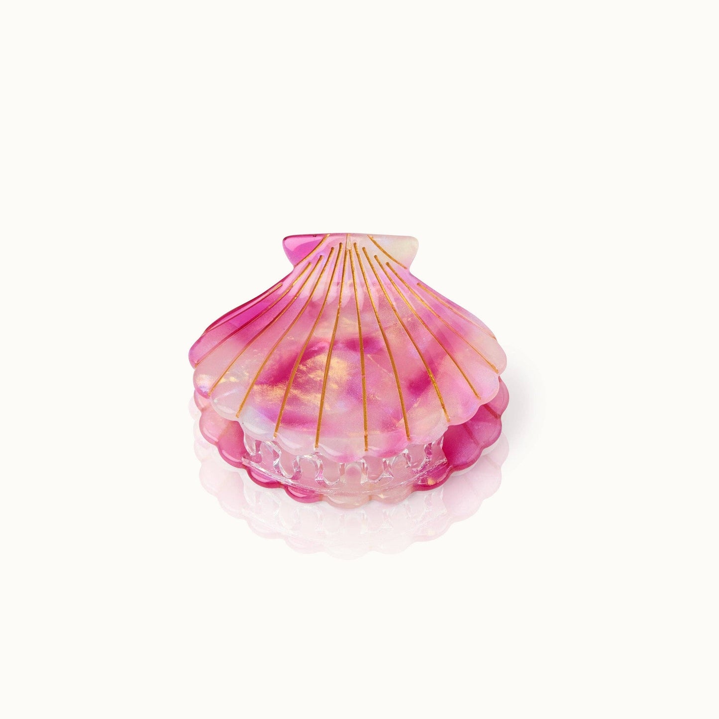 Pince à cheveux Coquillage rose