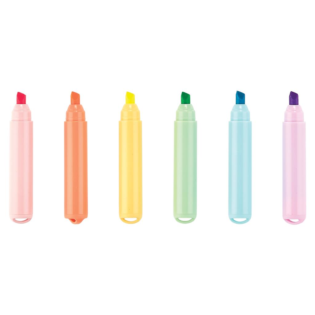 Set de 6 Mini Surligneurs Parfumés