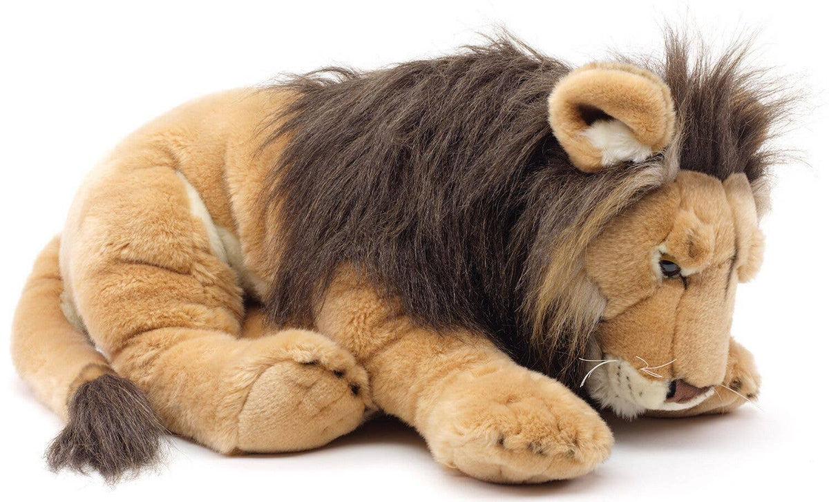 Peluche lion couché Uni Toys