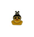 Photo produit - Pin’s Canard Jaune avec Casque Moto à Hélices