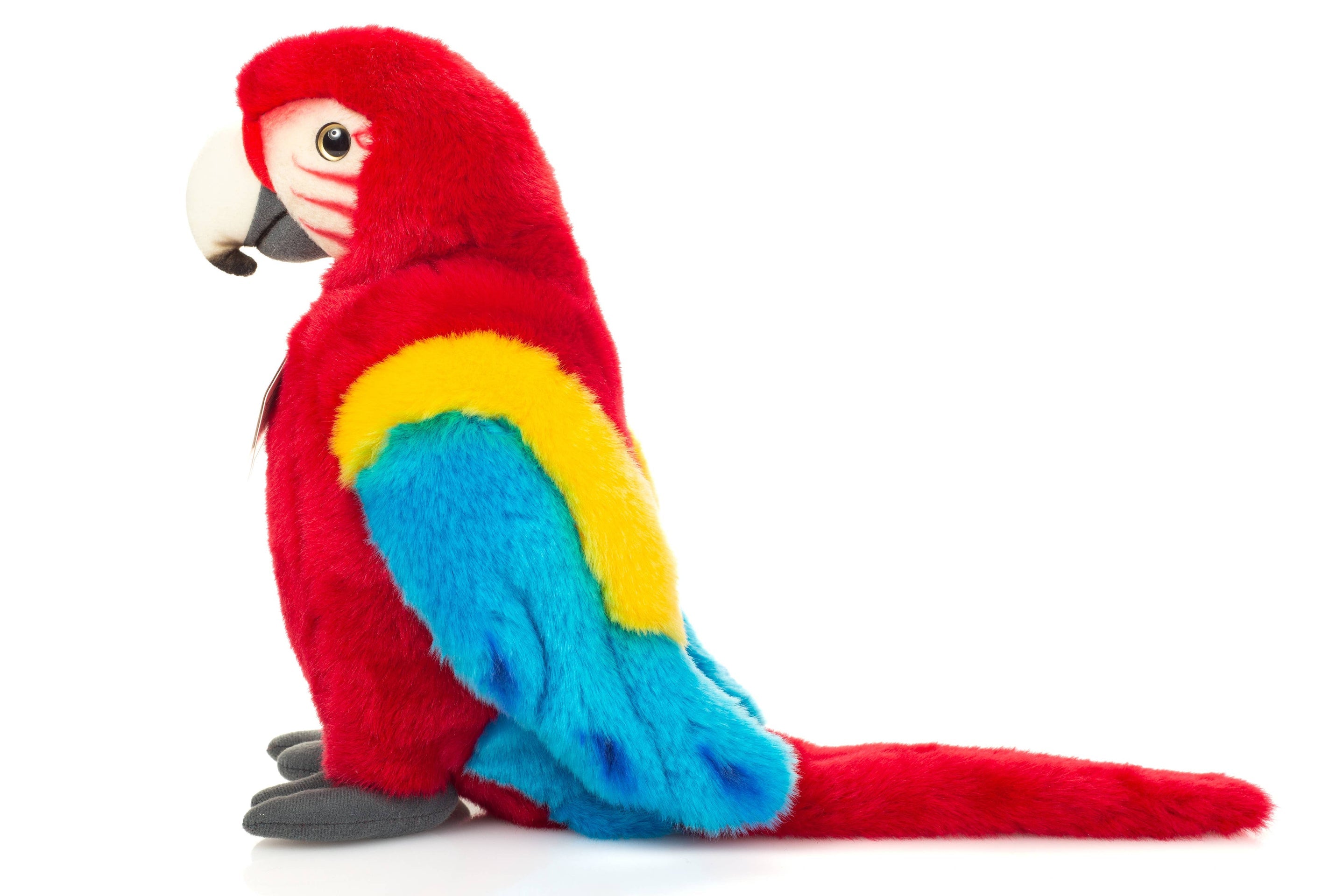 Peluche Perroquet Ara Rouge