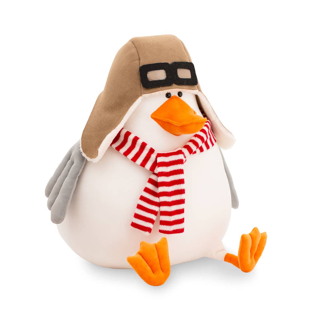 Peluche Orange Life Oie Aviateur (50cm)