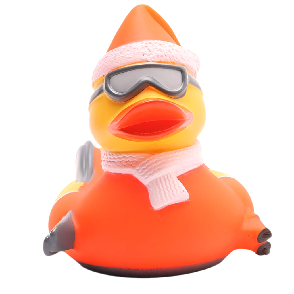 Canard Skieur Orange Duckshop CoinCaillerie