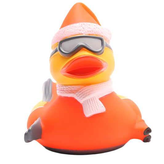 Canard Skieur Orange Duckshop CoinCaillerie