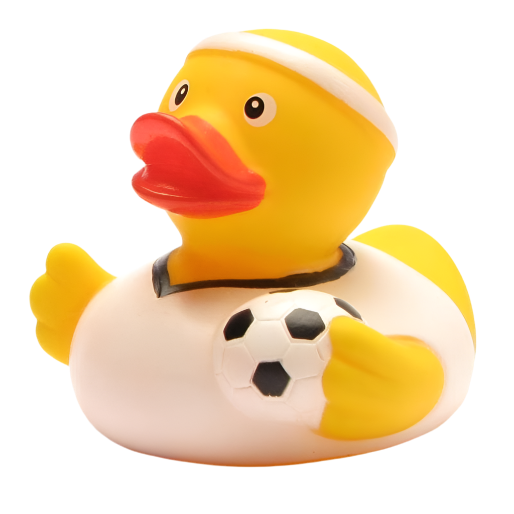 Canard Footballeur Blanc Duckshop CoinCaillerie