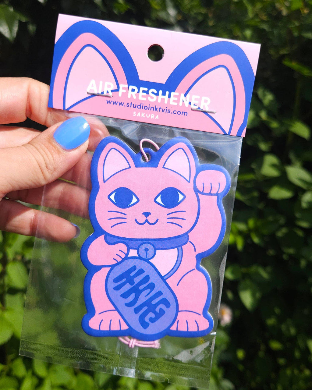 Désodorisant Chat Chanceux – Parfum Sakura