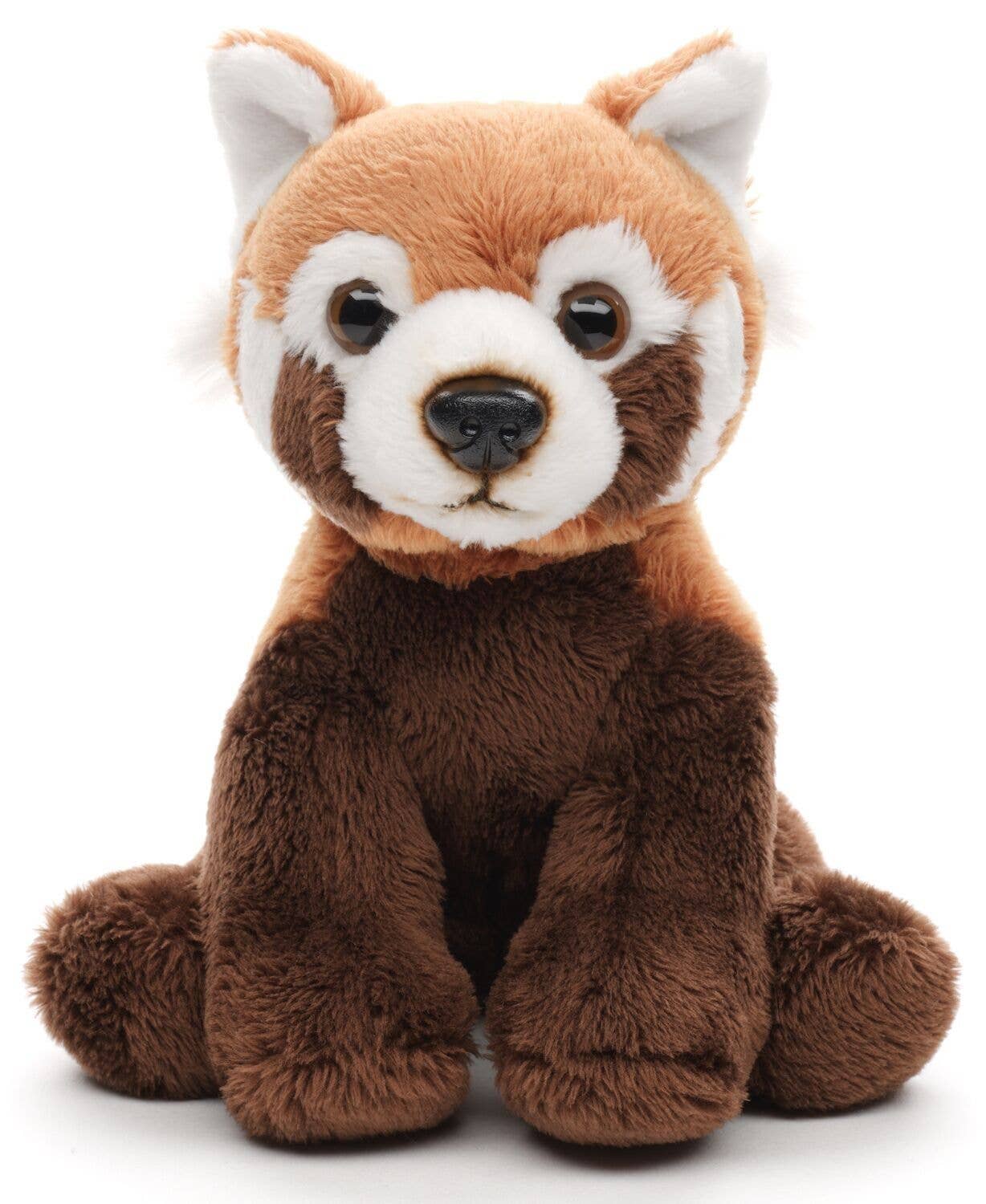 Peluche panda roux, assis