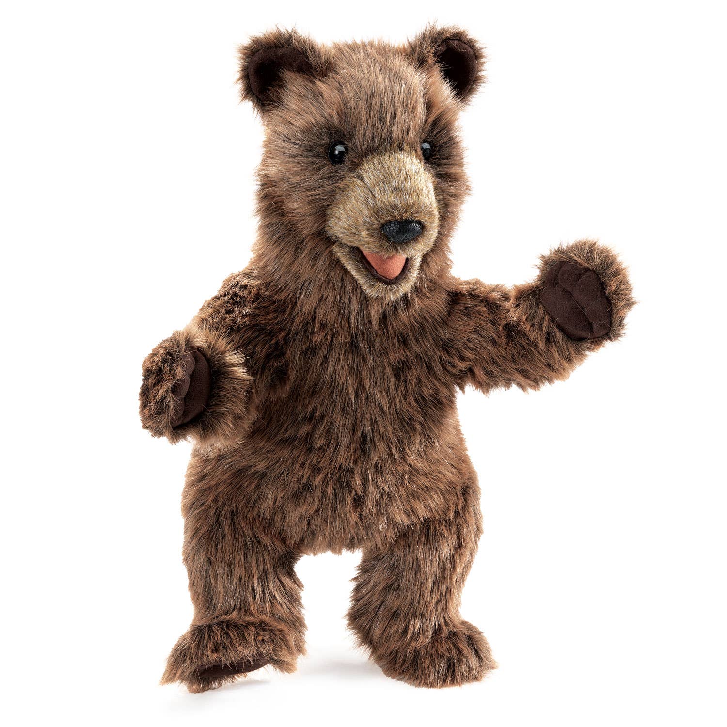 Marionnette à main Ours/ourson 3203 Folkmanis réaliste