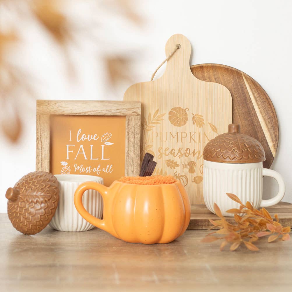 Coffret Mug & Chaussettes Citrouille