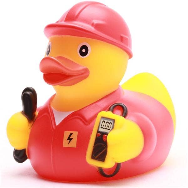 Canard Electricien - Rouge