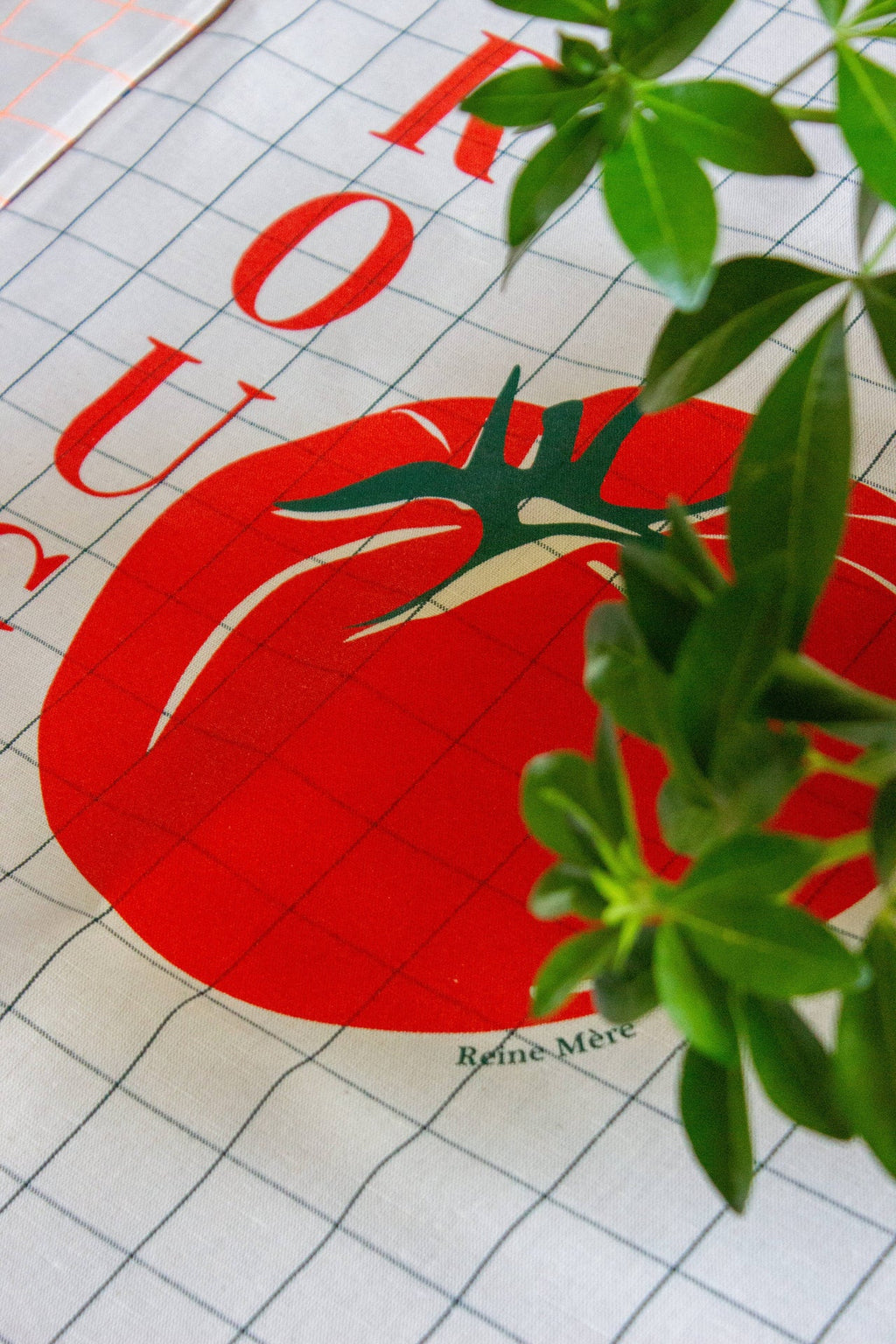 Visuel complémentaire du produit Torchon Rouge Tomate — Reine Mère (photo 6)