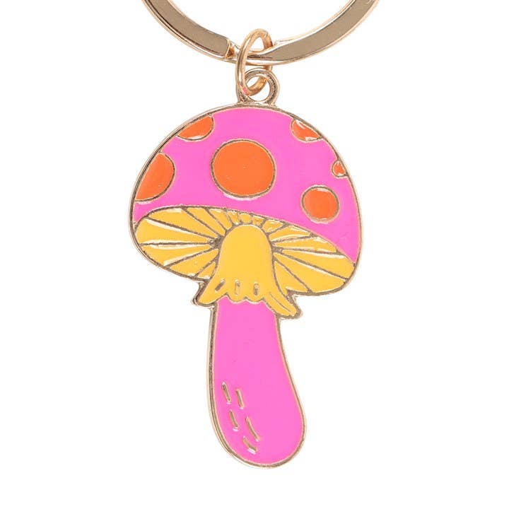 Funky Fungi Mushroom Keychain