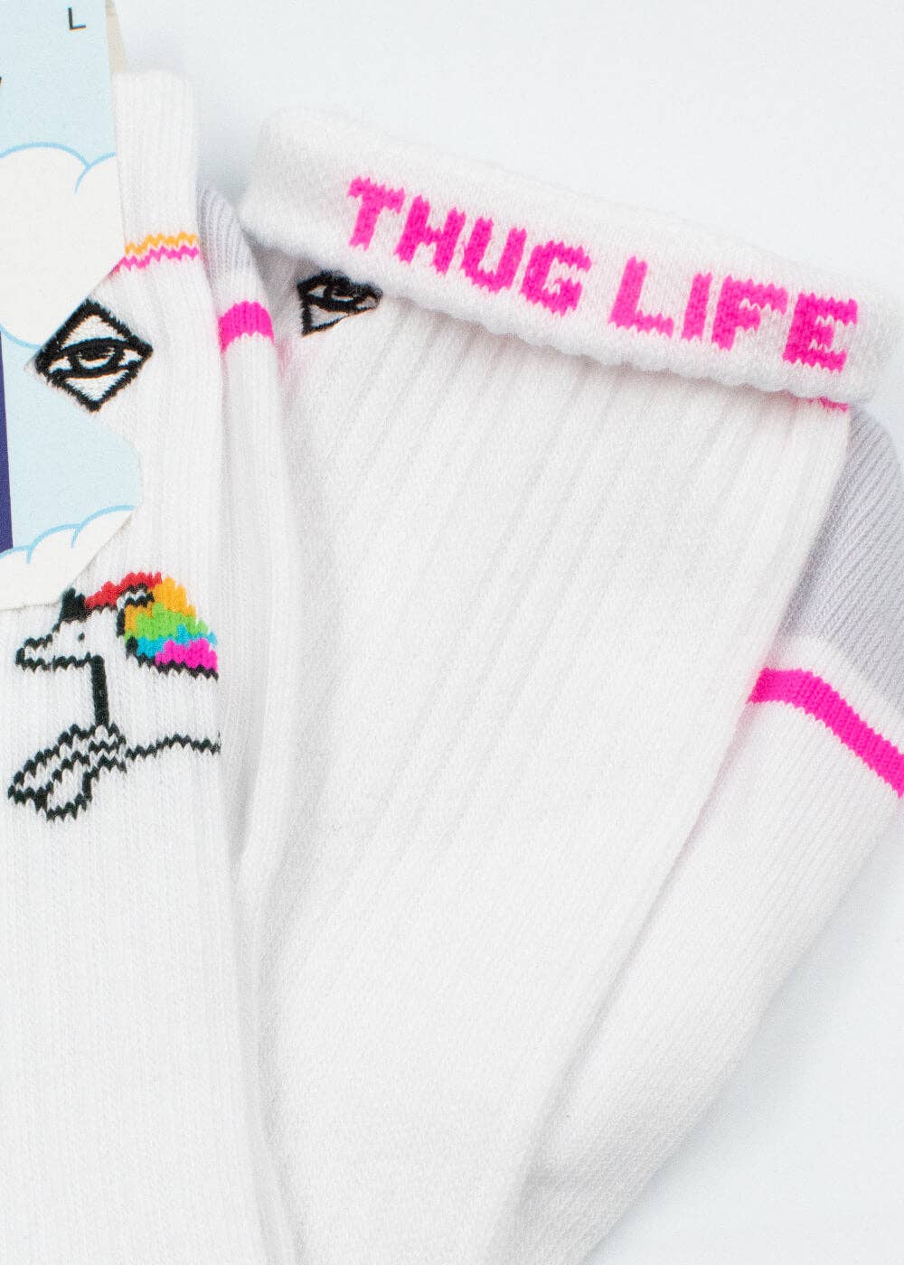chaussettes licorne arc en ciel j clay 