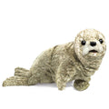 Marionnette à main Bébé phoque, argenté/Harbour Seal 2537 Folkmanis réaliste