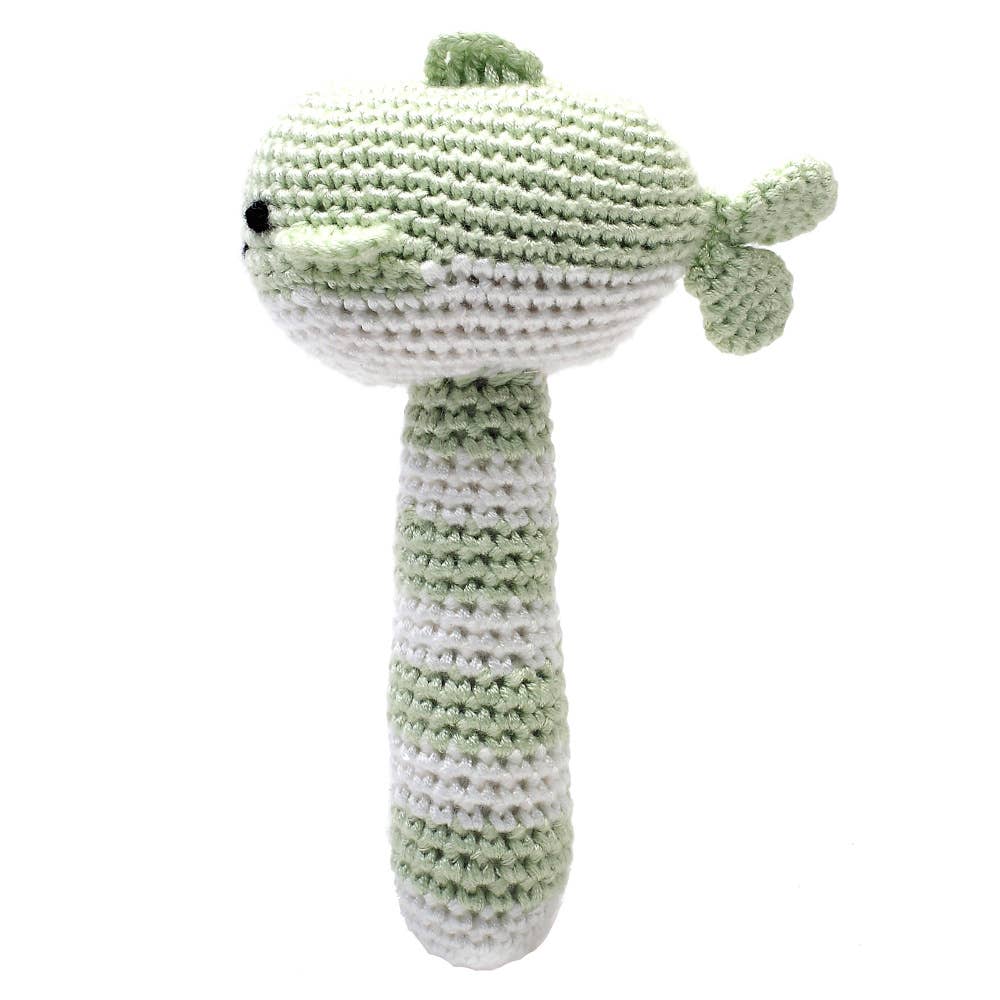 Hochet Baleine - citron vert