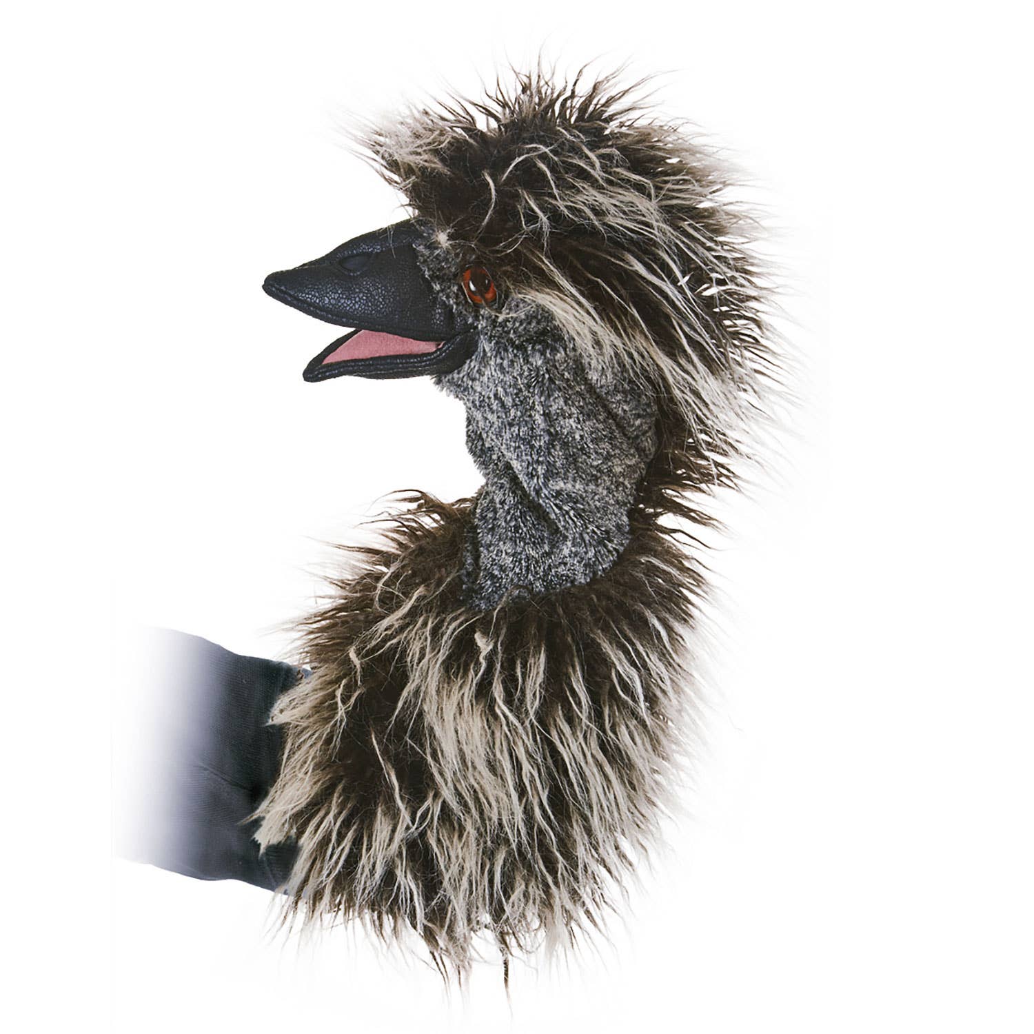 Marionnette à main Emu pour la scène de marionnettes 3184/ Emu Stage Puppet Folkmanis réaliste