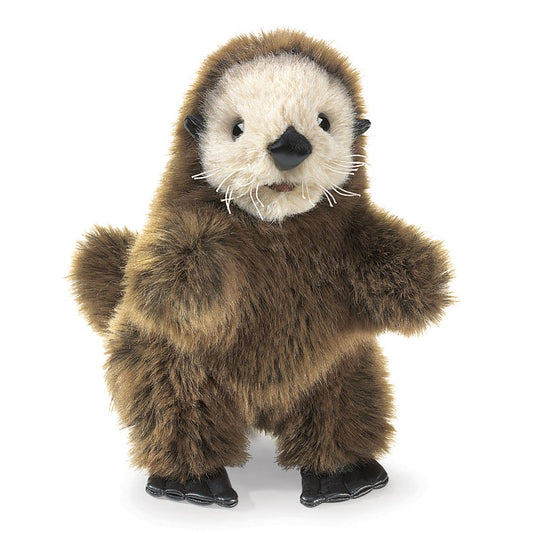 Marionnette à main Bébé loutre de mer 2960/ Bébé loutre de mer Folkmanis réaliste