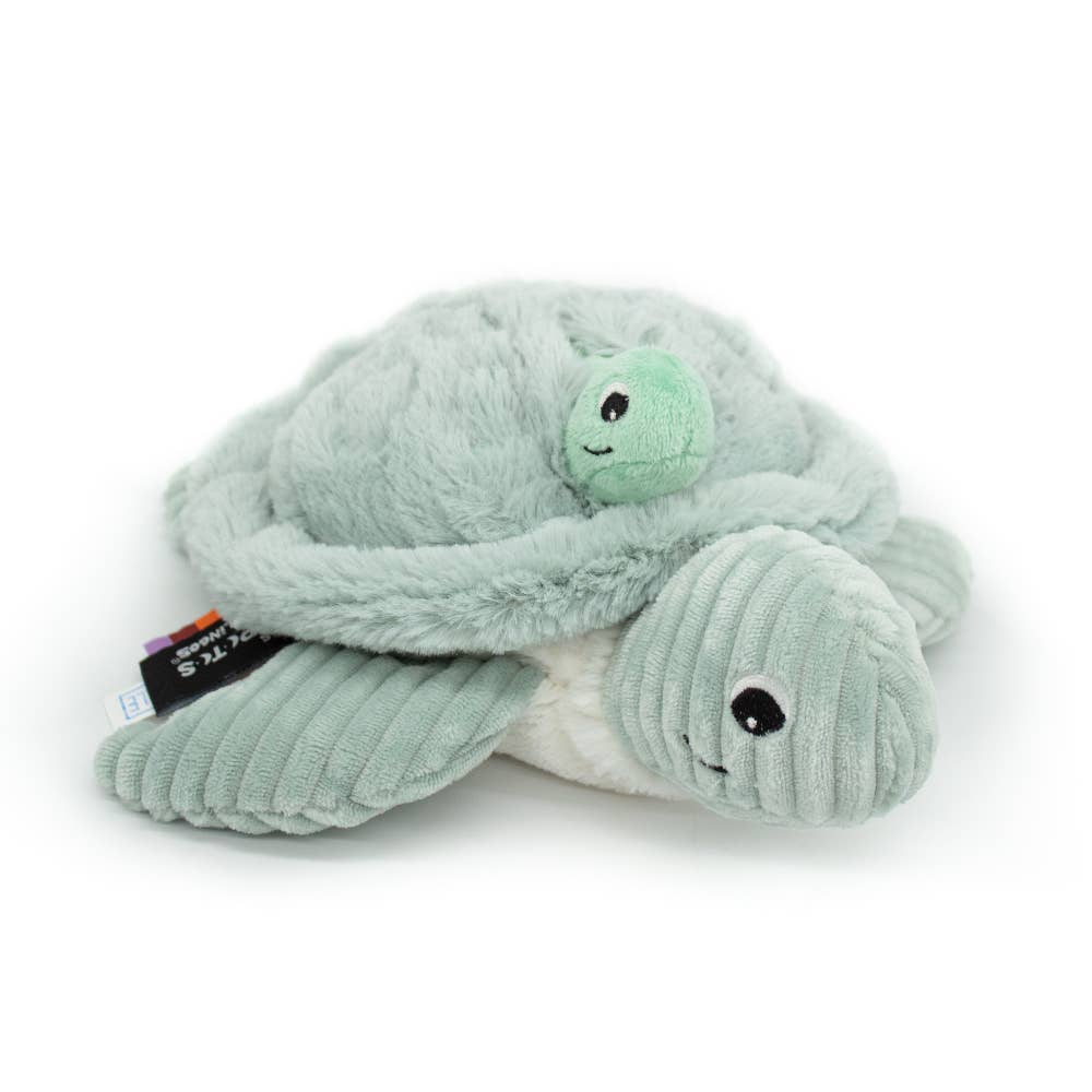 Sauvenou the turtle plush mama and her mint baby – Les Ptipotos