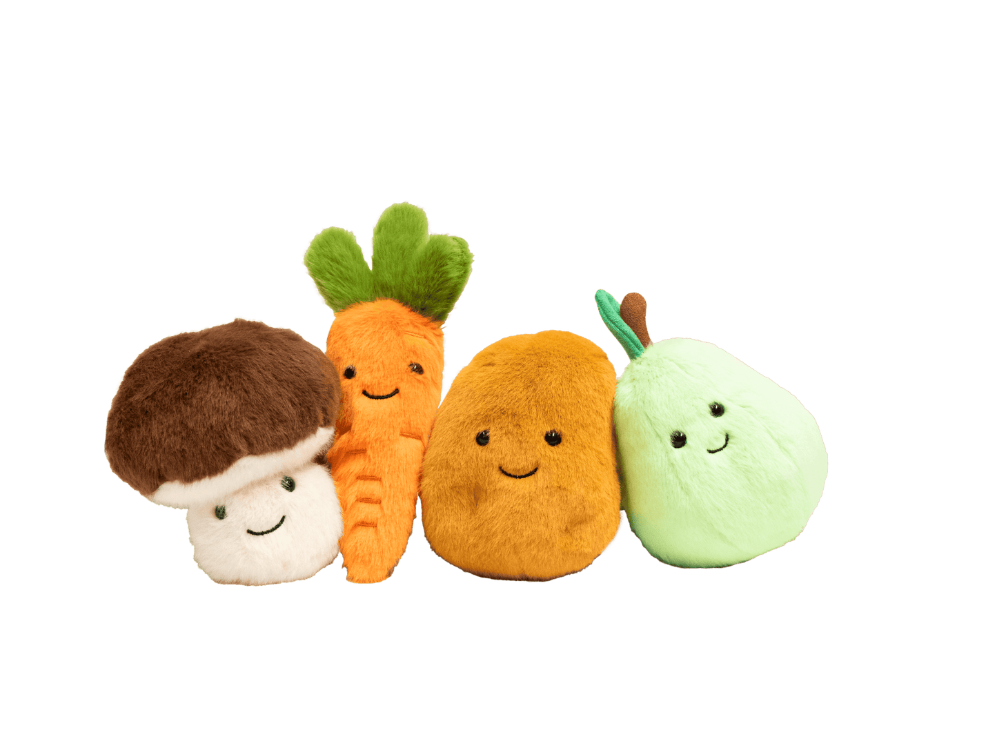 Plüschset Obst & Gemüse – Gartenfreunde