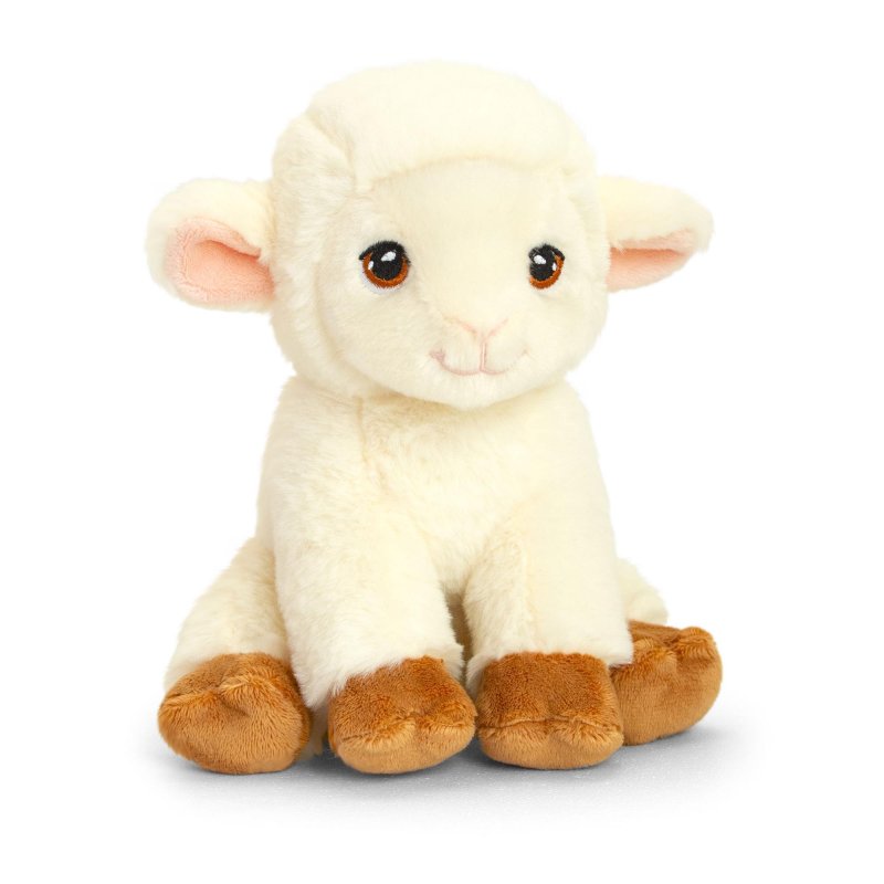 Peluche mouton blanc Keeleco 19 cm
