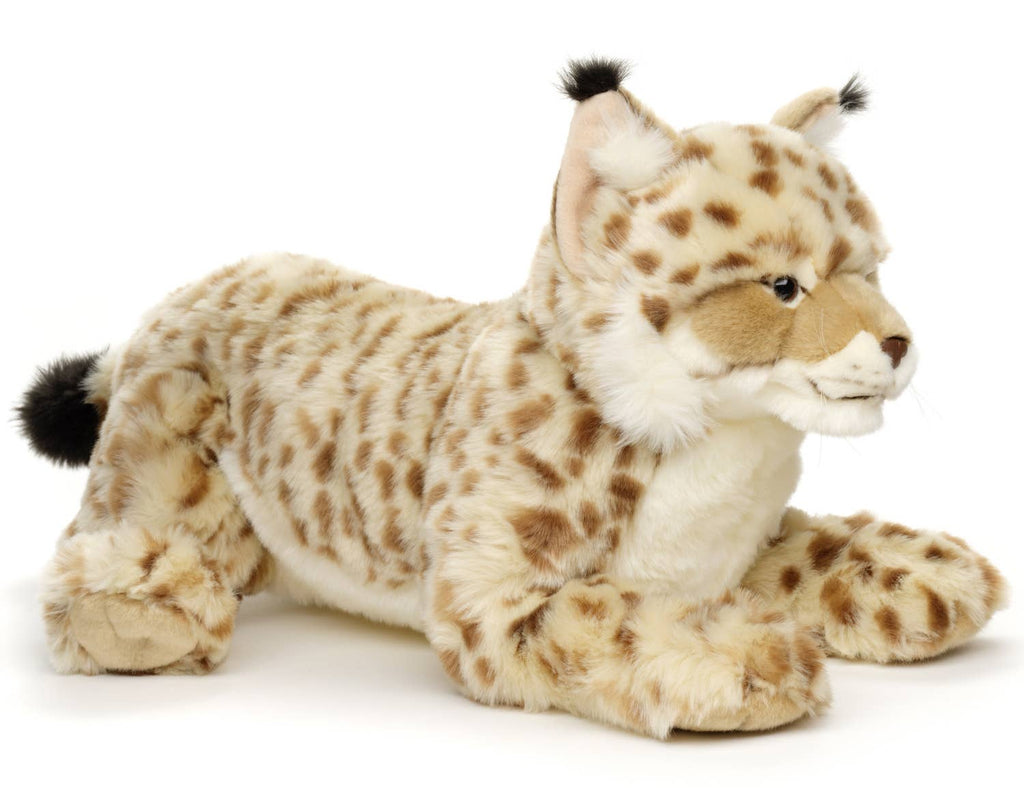 Peluche Lynx couché Uni Toys