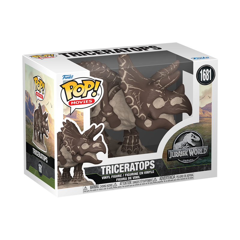 Funko Pop! Triceratops (Fossil) – Universal Studios