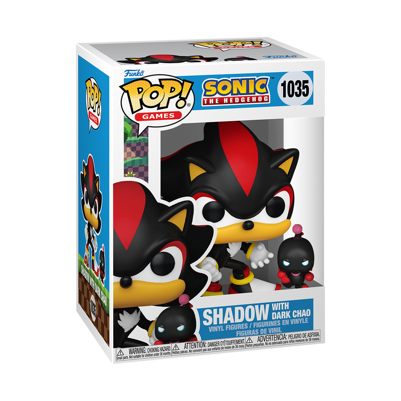Funko Pop! & Buddy Shadow avec Dark Chao – Sonic the Hedgehog