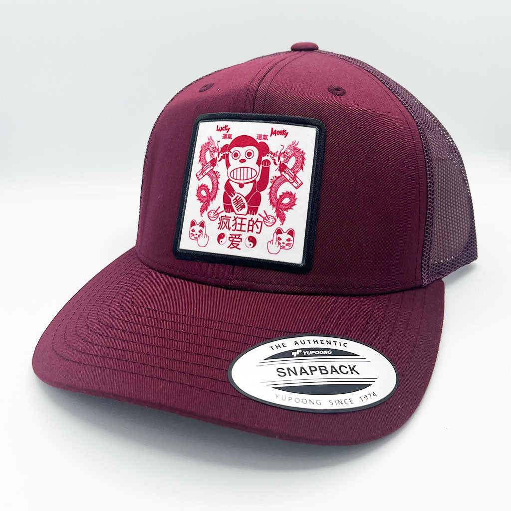 Glücklicher Affe Cap