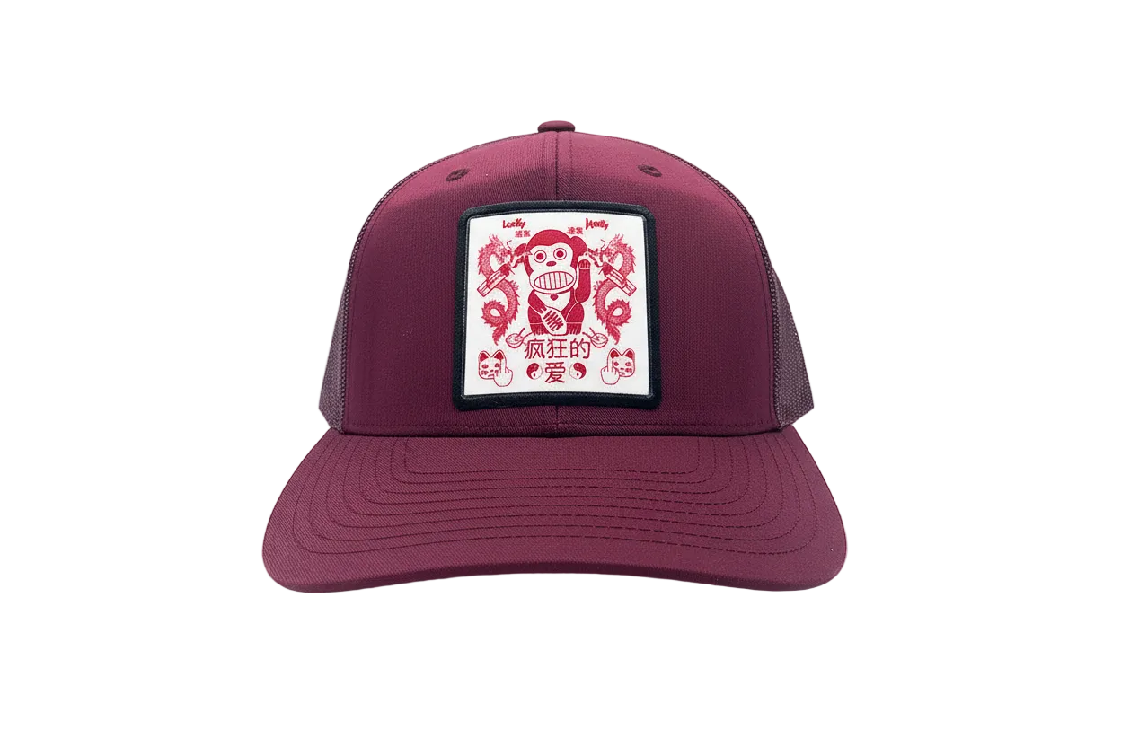 Glücklicher Affe Cap