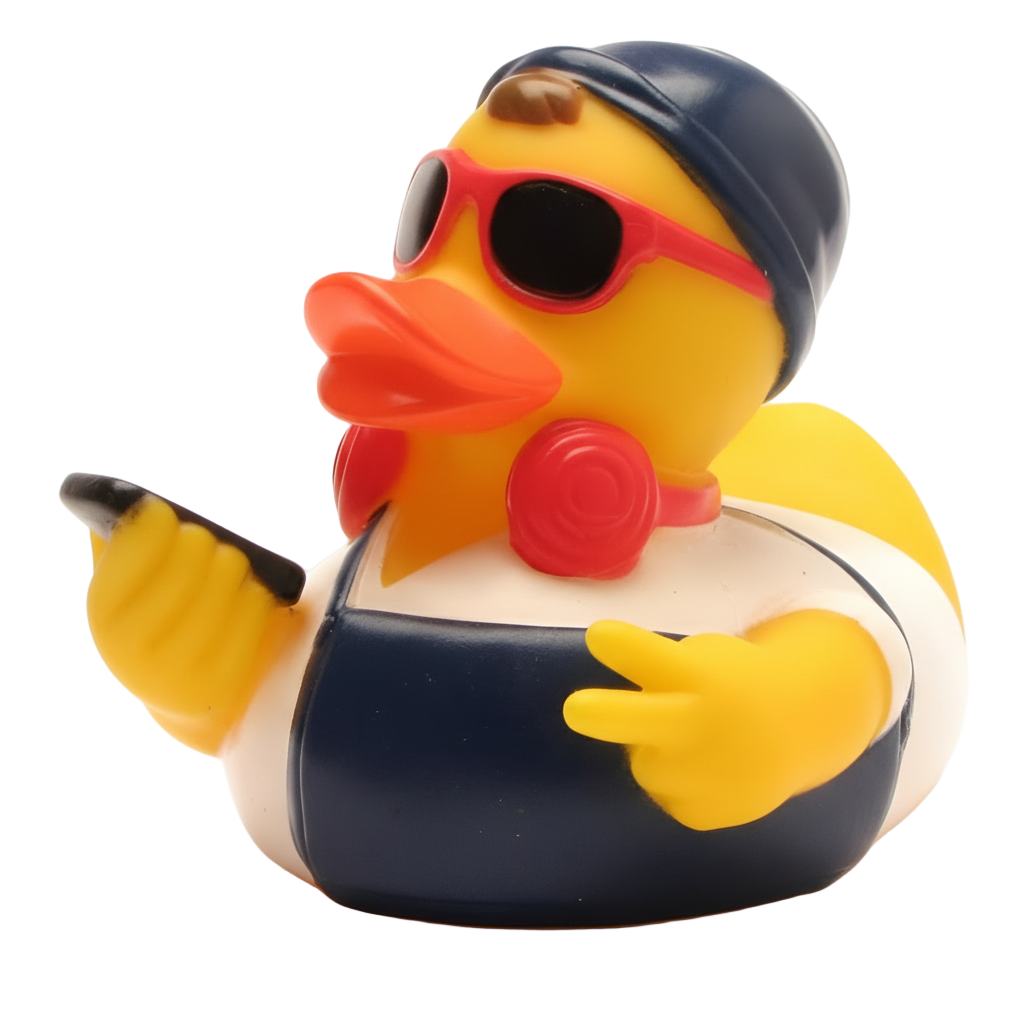 Pato Hipster Vermelho